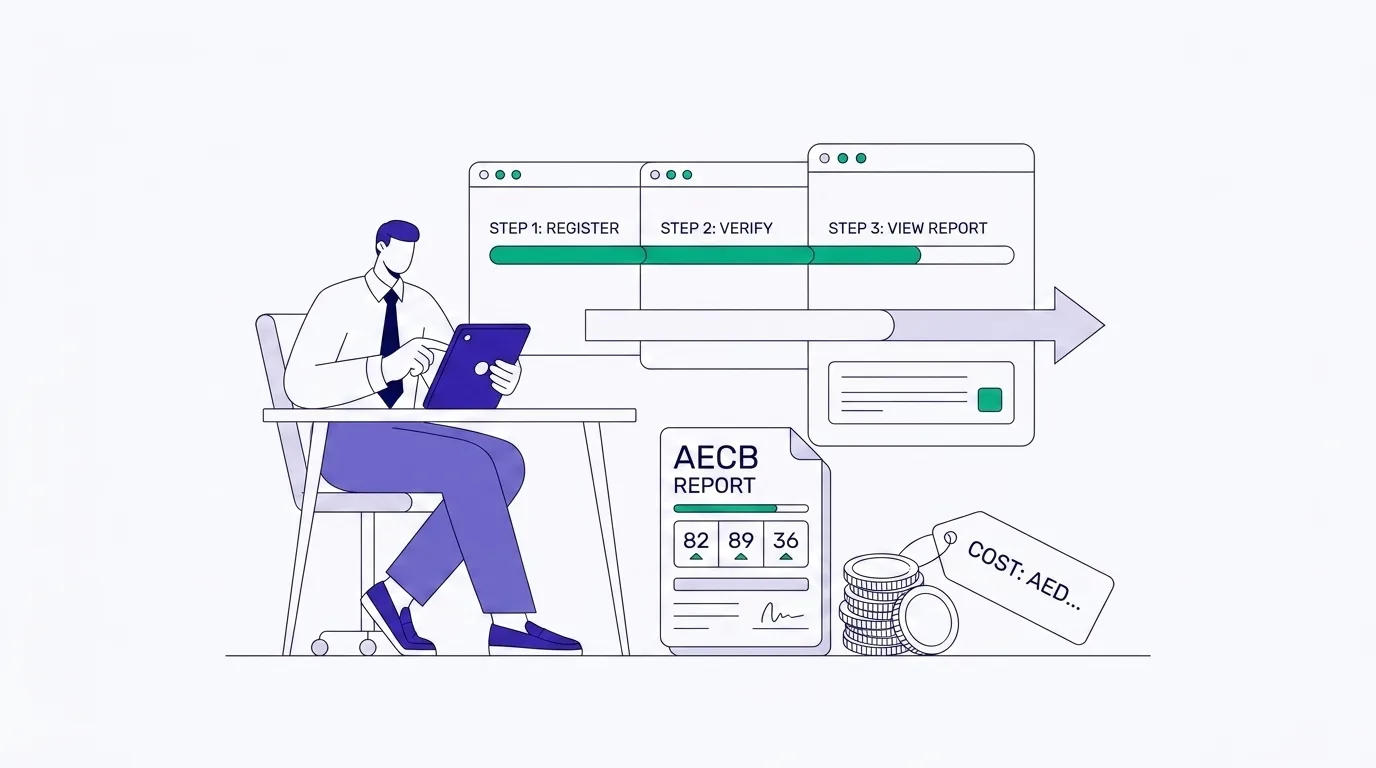 How to Check Your AECB Credit Report: Every Channel, Every Cost