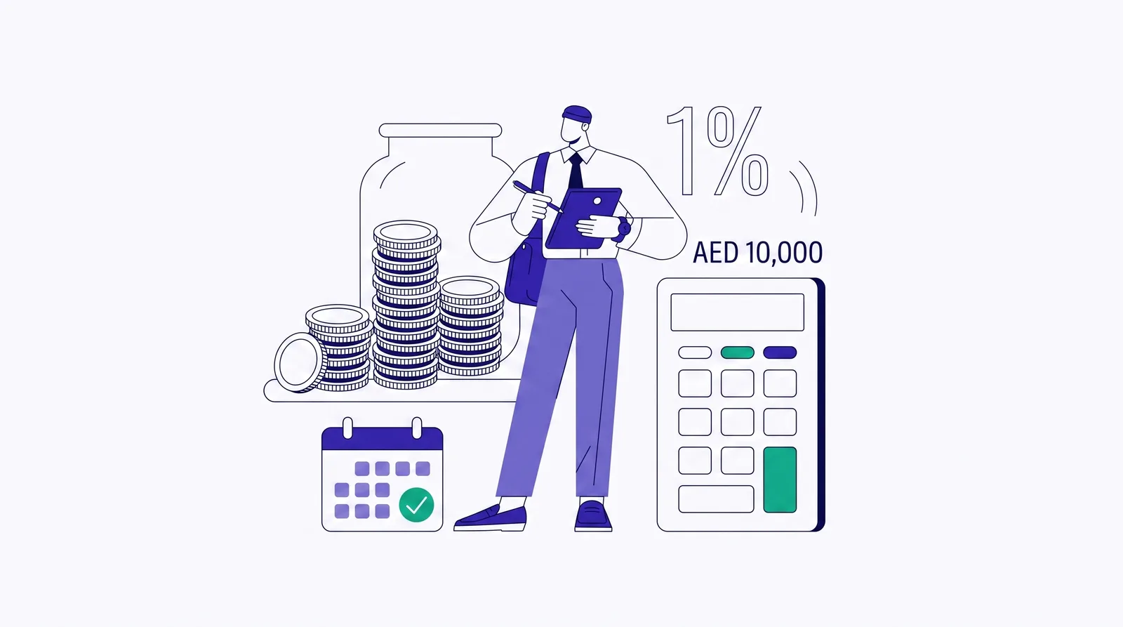 التسوية المبكرة للقروض في الإمارات: سقف 1% / 10,000 درهم عبر كل المنتجات
